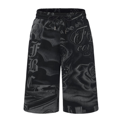 FB County Tatted Up Baggy Fleece Shorts