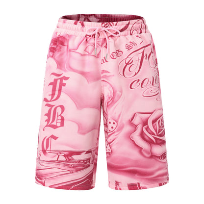 FB County Tatted Up Baggy Fleece Shorts