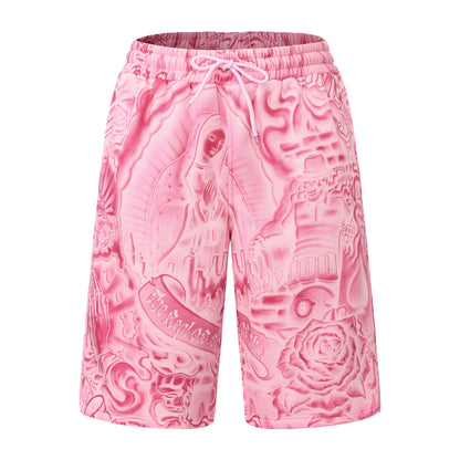 FB County Inked Up Baggy Fleece Shorts