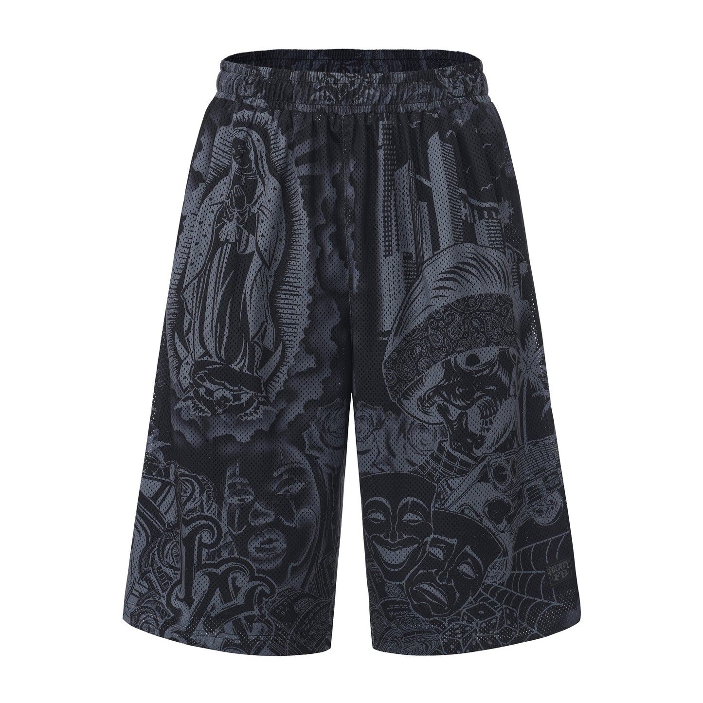 FB County Graffiti Mesh Shorts