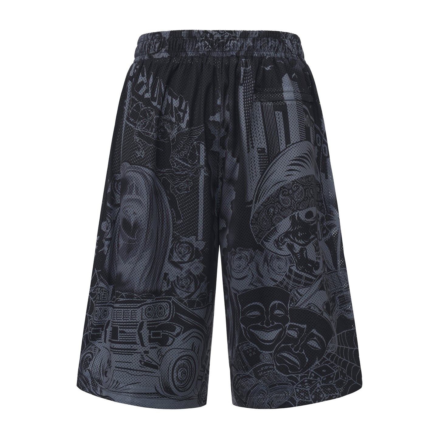FB County Graffiti Mesh Shorts