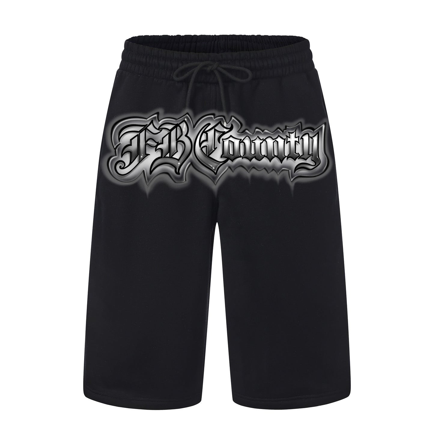 FB County Heavyweight Graphic Baggy Fleece Shorts