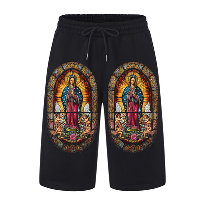 FB County Heavyweight Graphic Baggy Fleece Shorts