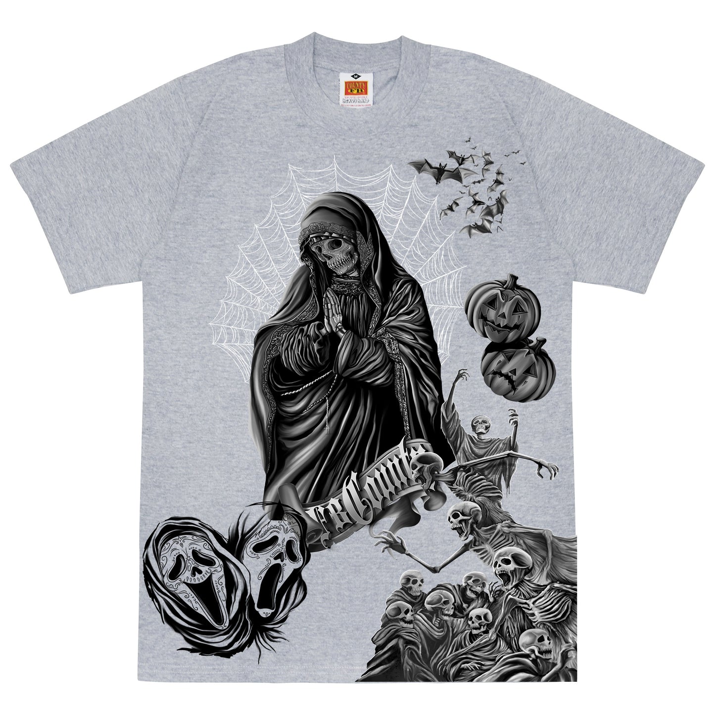 FB County Halloween Graphic Heavy Hard T-Shirts - (JUMBO PRINTS)