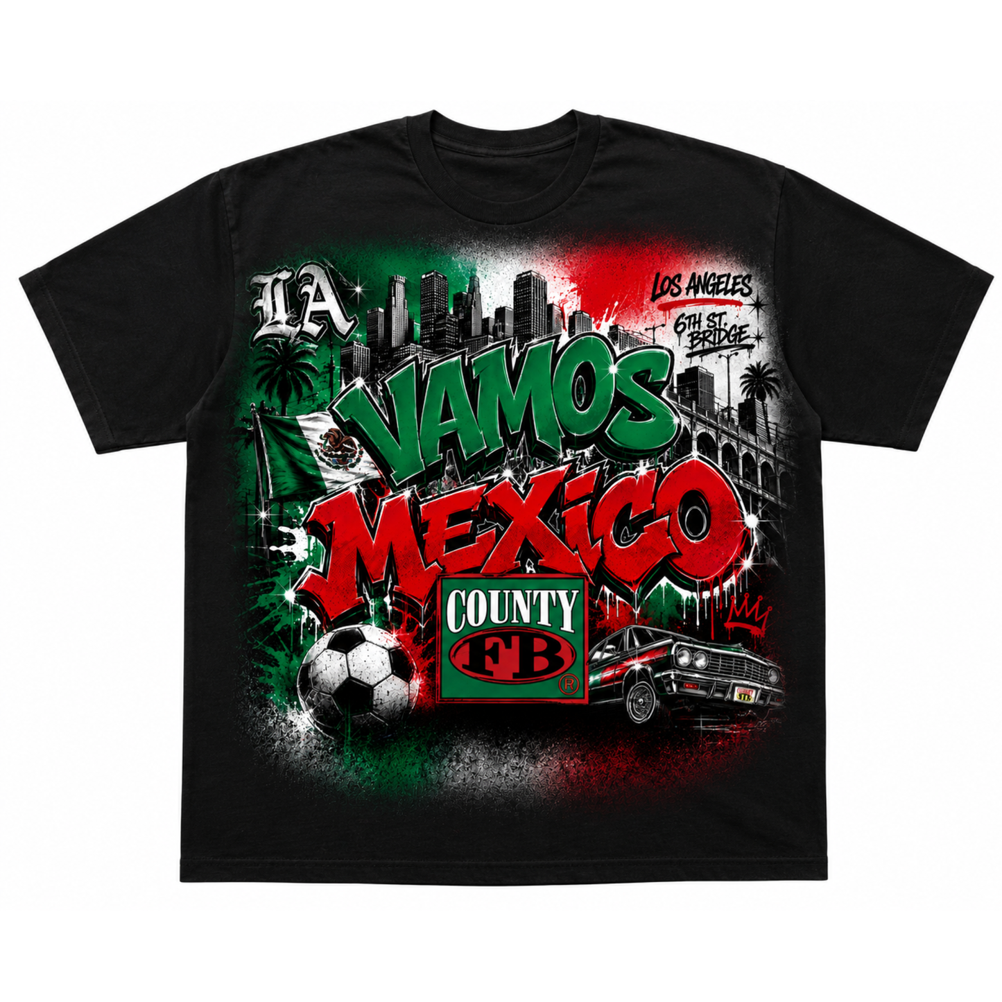 FB County Graphic Heavy Hard T-Shirts - (JUMBO PRINTS)