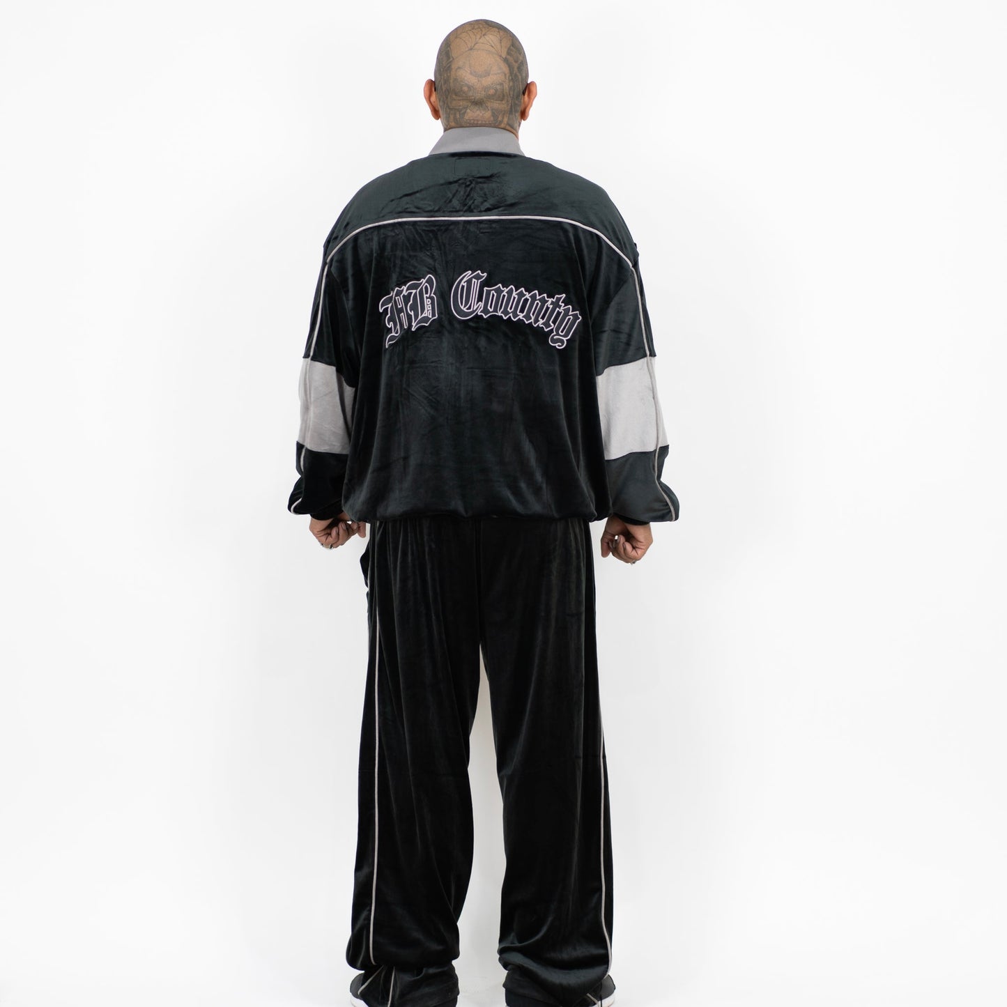 FB County Mens Velour Tracksuit