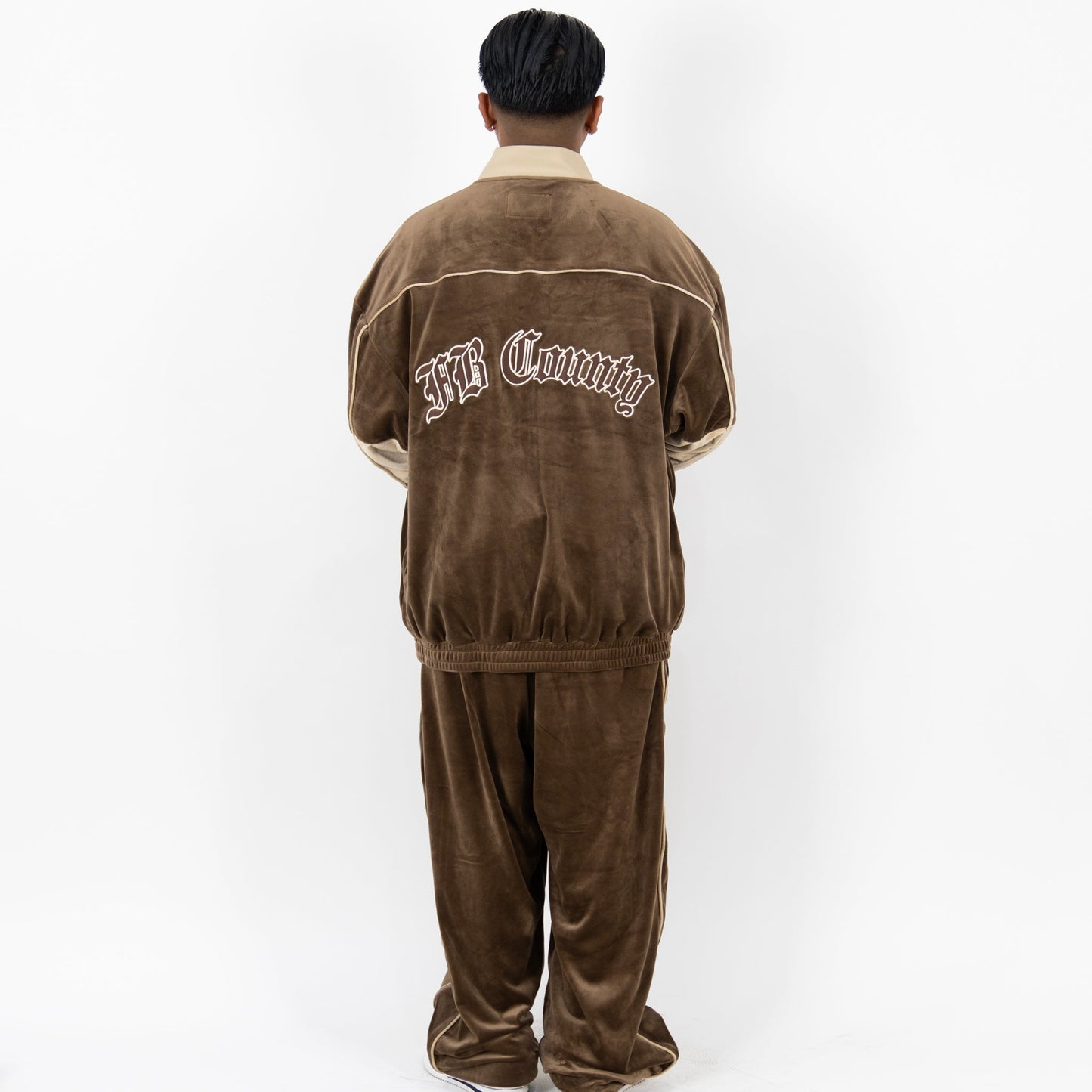 FB County Mens Velour Tracksuit