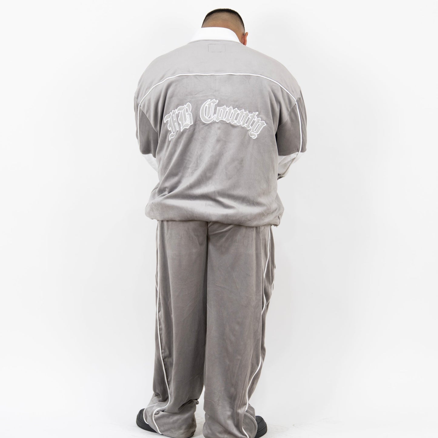 FB County Mens Velour Tracksuit