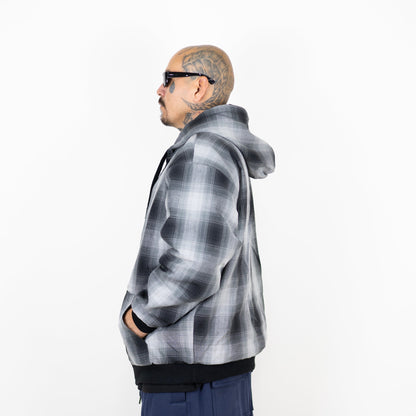 FB County Reversible Rhinestone Flannel Hoodie