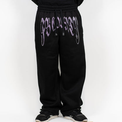 FB County Baggy Rhinestone Sweatpants