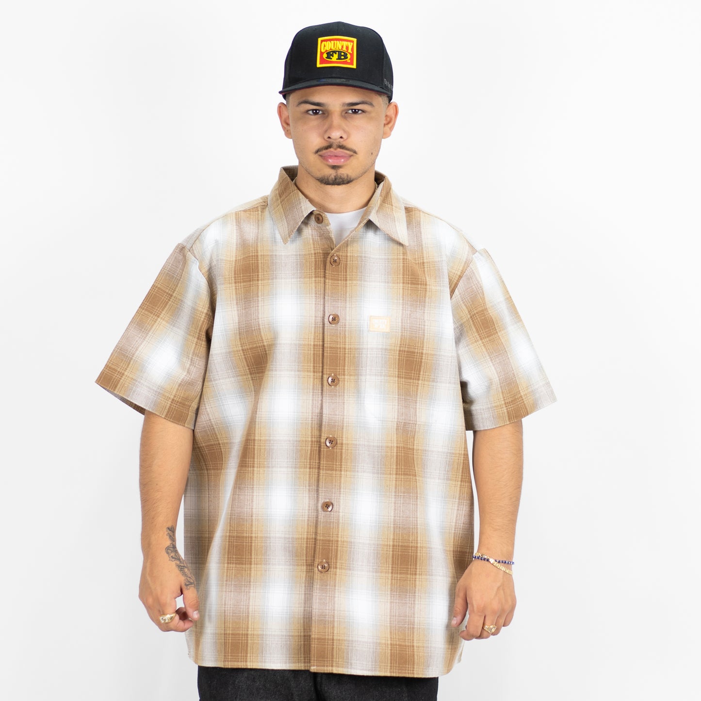 FB County Short Sleeve Checker Flannel Shirt - Big & Tall Sizes – FB County  Wholesale