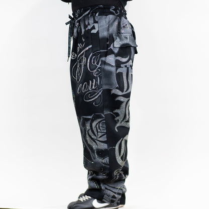 FB County Rhinestone Tatted Up Sweatpant