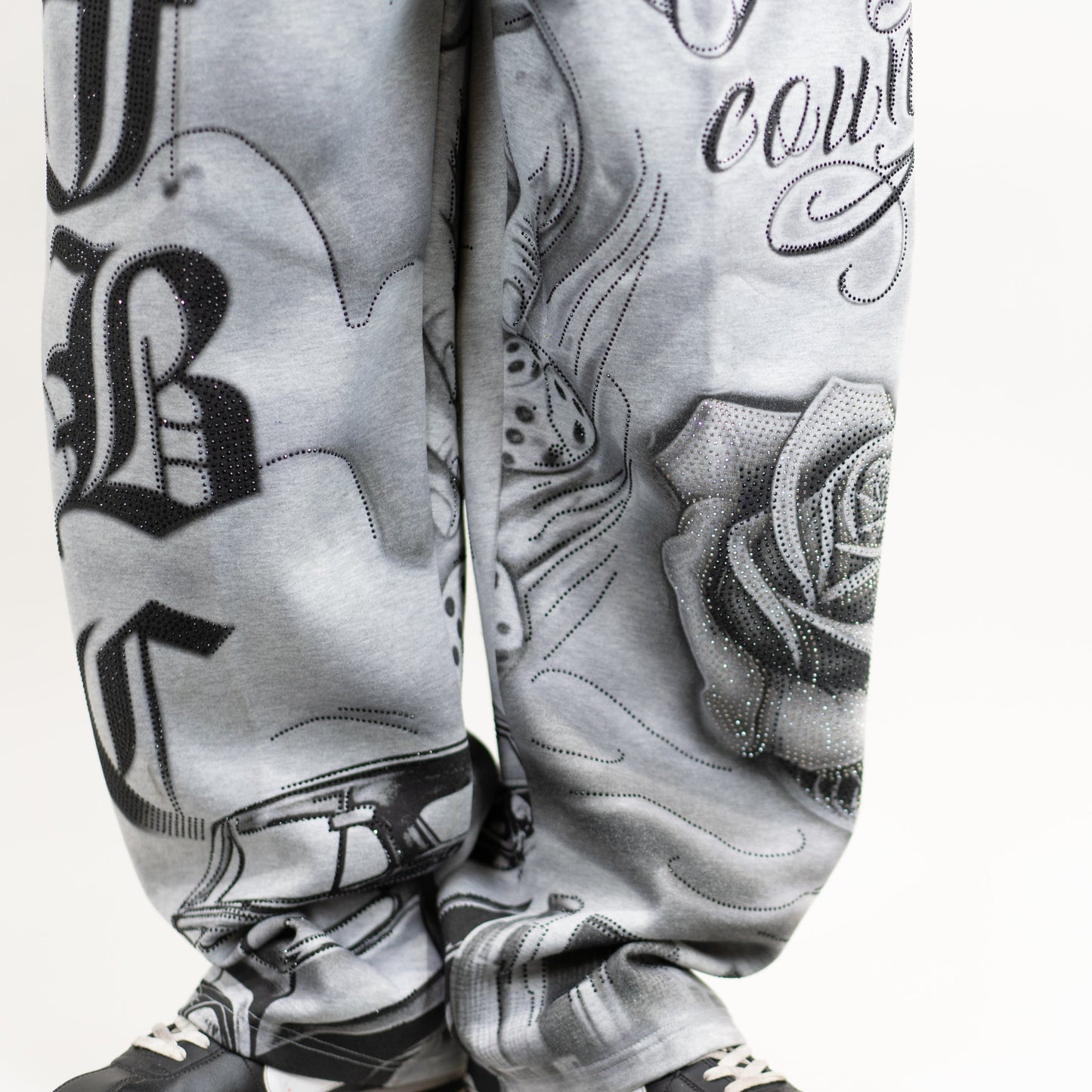 FB County Rhinestone Tatted Up Sweatpant
