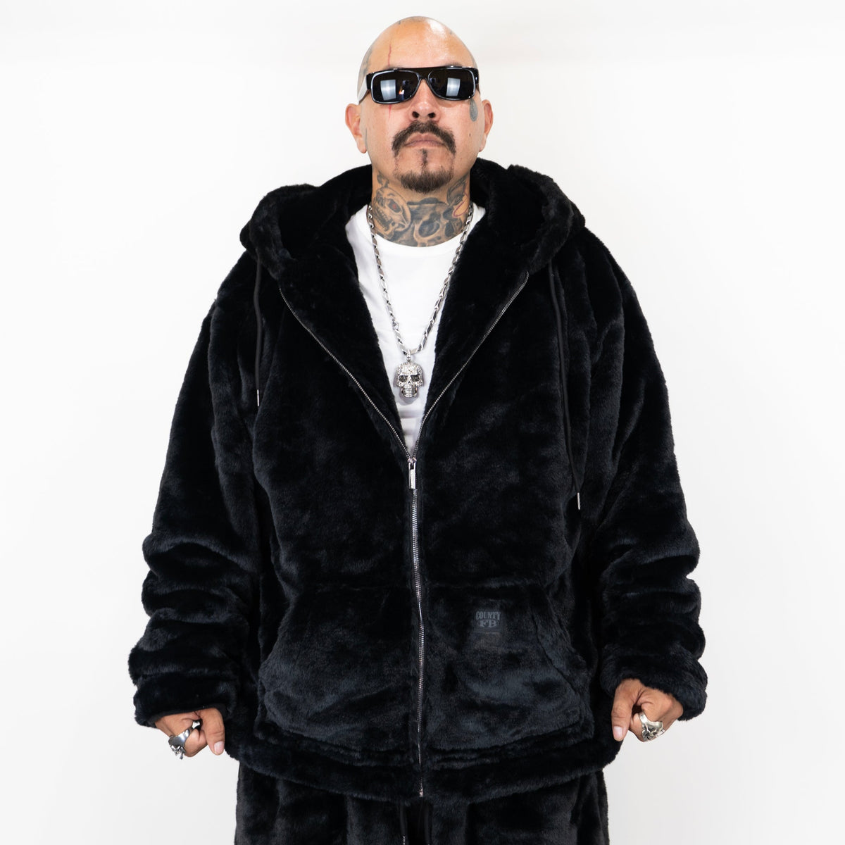 FB County Teddy Bear Zip-Up Hoodie
