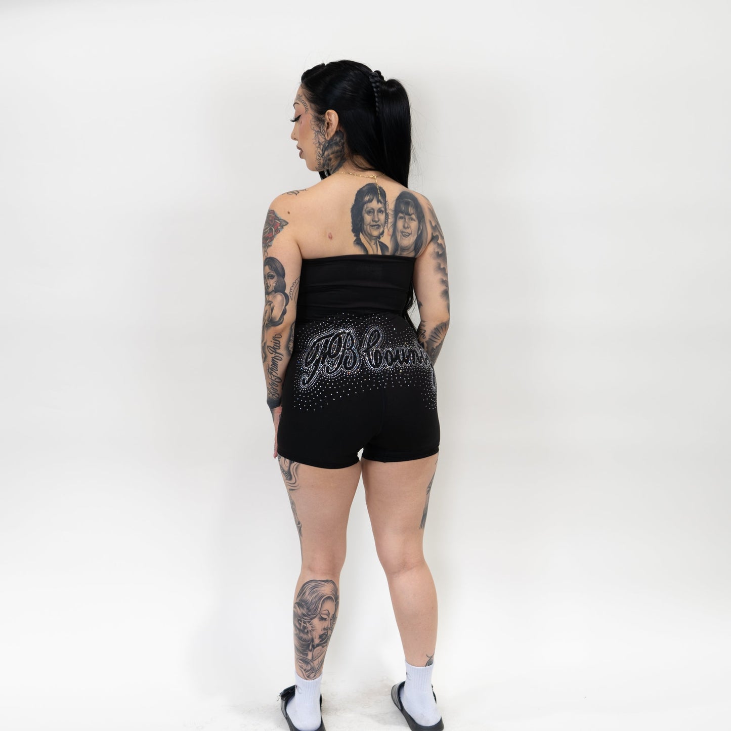 FB County Rhinestone Romper