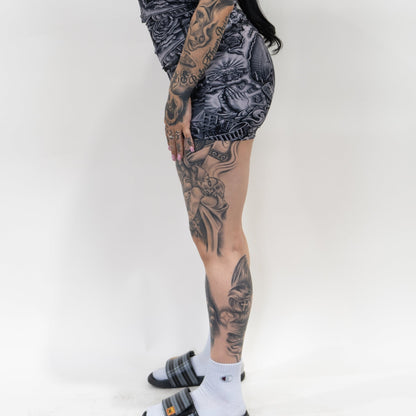 FB County Inked Up Foldover Short