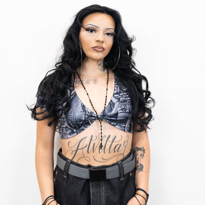 FB County Twist Front Crop Top