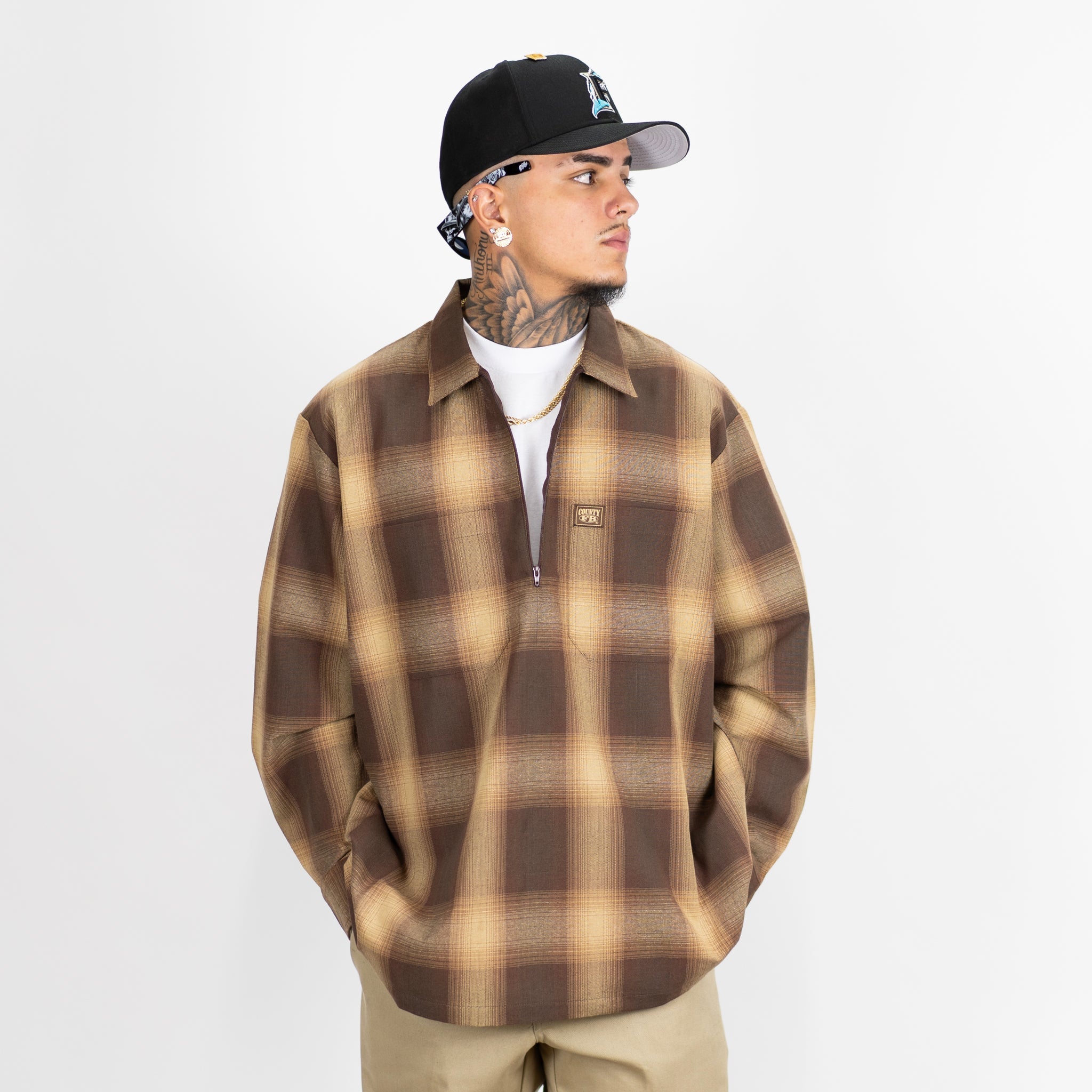 その他 TEN CHECK SHIRT XL BROWN ANOTHER Shirt 4.0, Chestnut Brown Check - ANOTHER ASPECT
