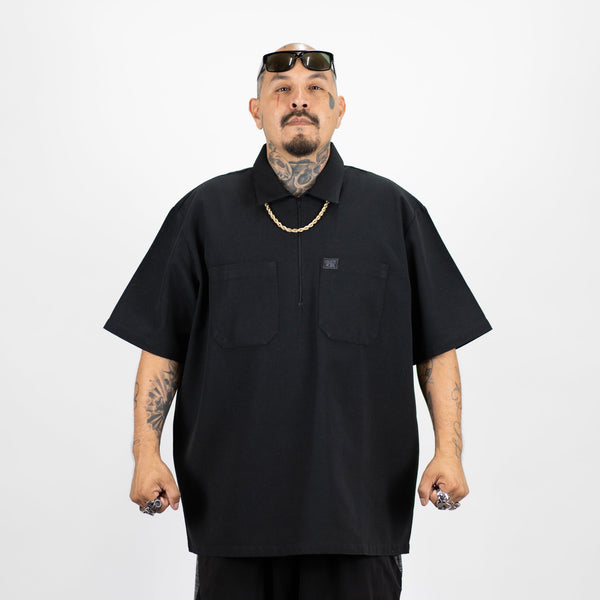 FB County Short Sleeve Checker Zip Shirt – FB County Wholesale