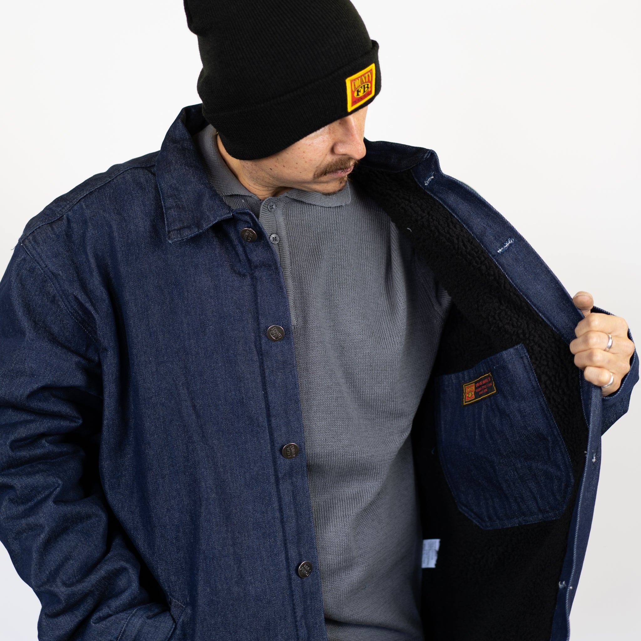 FB County Men's Oversized Denim Jacket