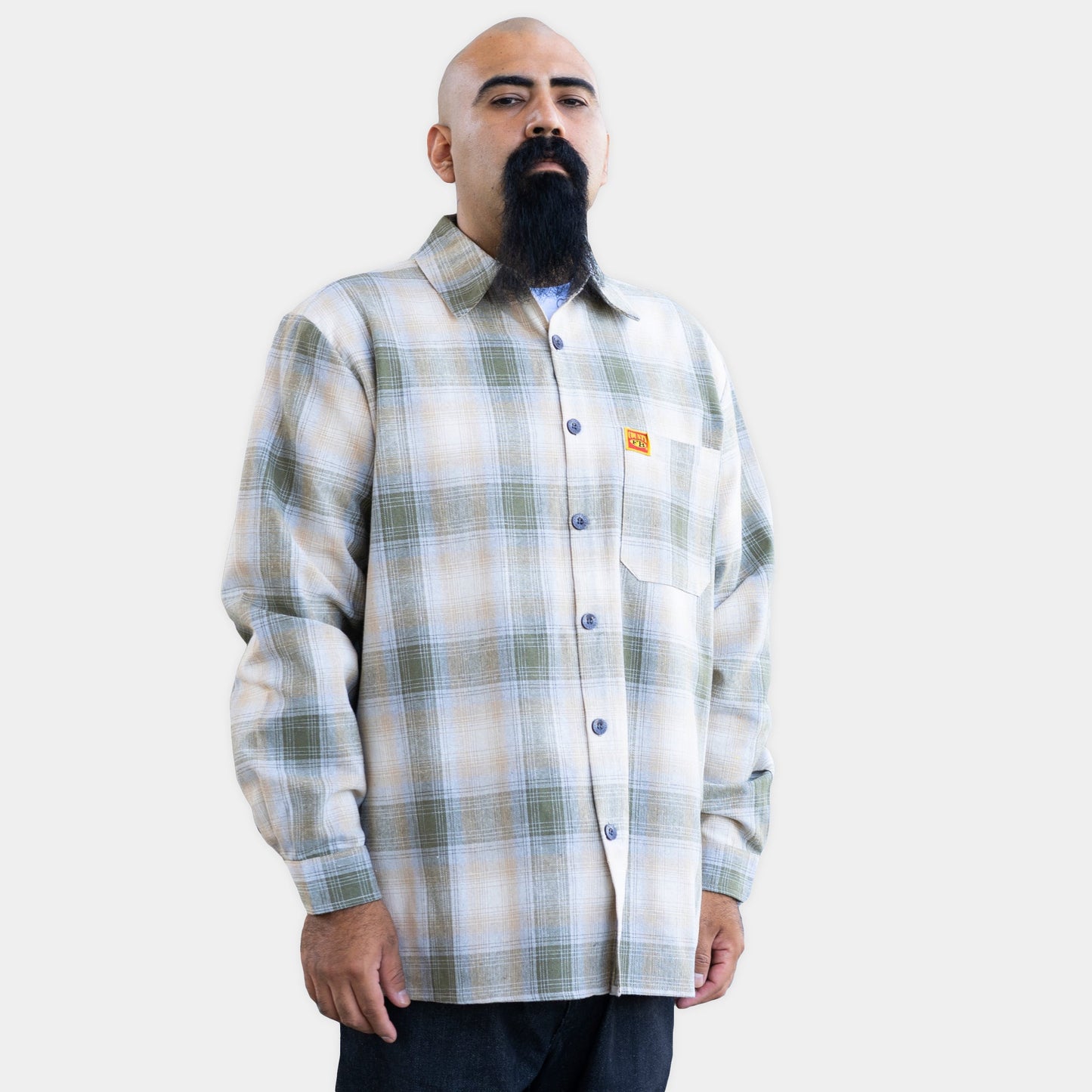 FB County Long Sleeve Checker Flannel Shirt - Big & Tall Sizes