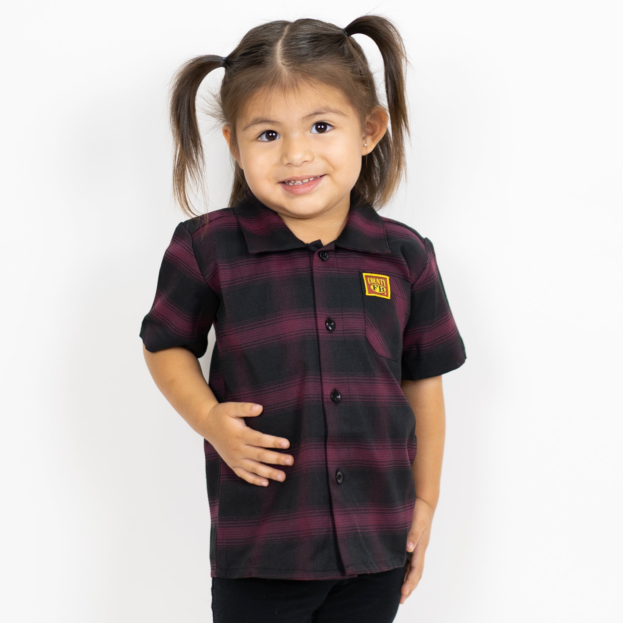 FB County Kids Short Sleeve Flannel Shirt – FB County Wholesale