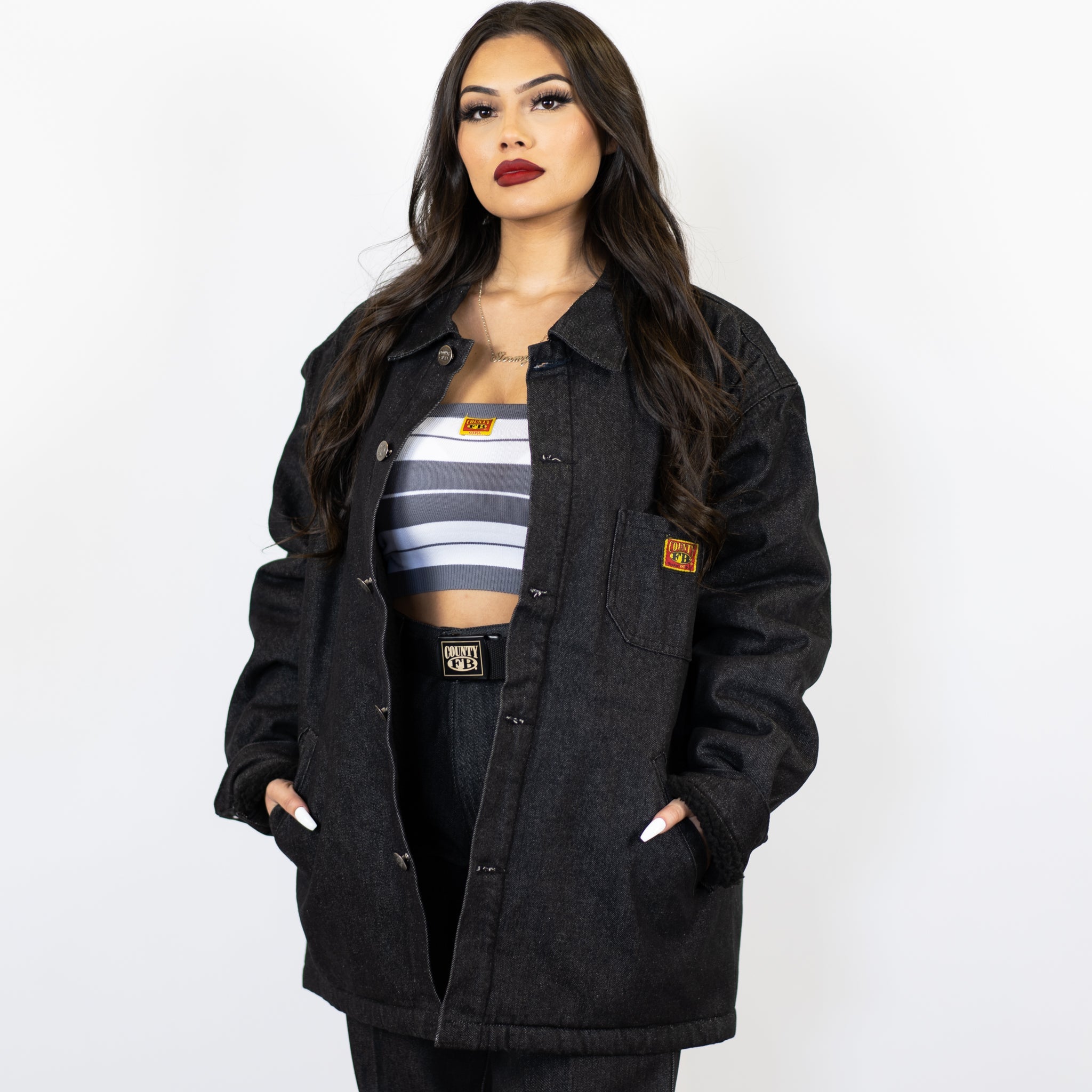 FB County Women's Oversized Denim Jacket – FB County Wholesale