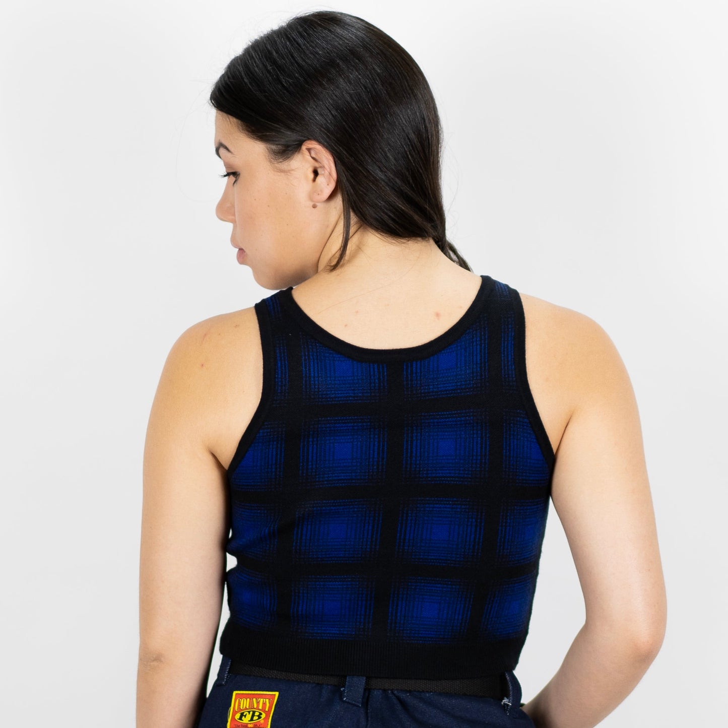 FB County Flannel Tank Top